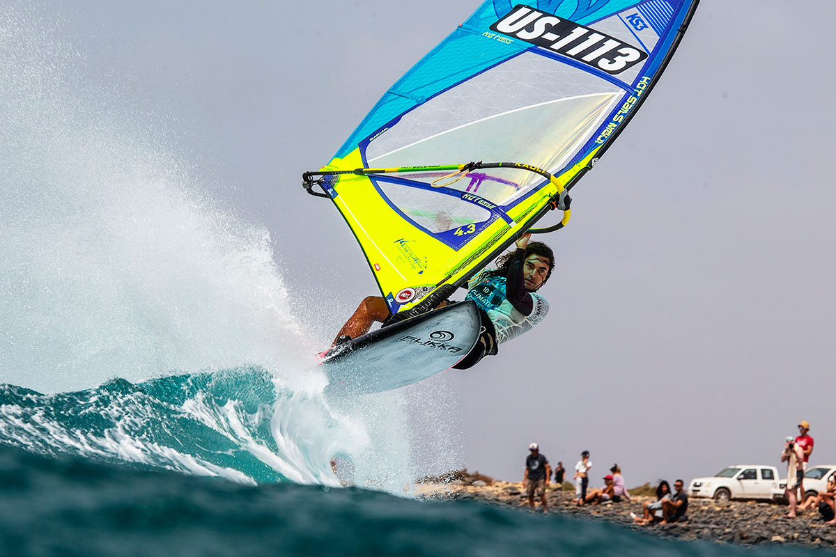 Bernd Roediger, US1113, PWA, Cape Verde, 2022, winner, epic quad, windsurfing, windsurf, wave sailing, surfing, g10 fins